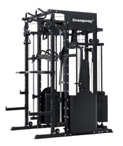 Strongway Gym Supplies Strongway ULTIMATE Multi Gym Smith Machine with Weights (3 Weight Stacks) - Multifunction Home Gym Machine