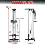 Strongway Gym Supplies Strongway Wall Mounted Cable Crossover