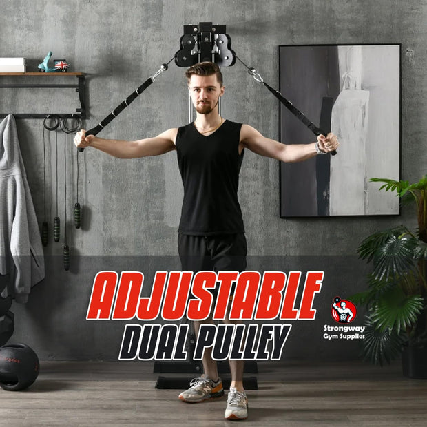 Strongway Gym Supplies Strongway Wall Mounted Cable Crossover