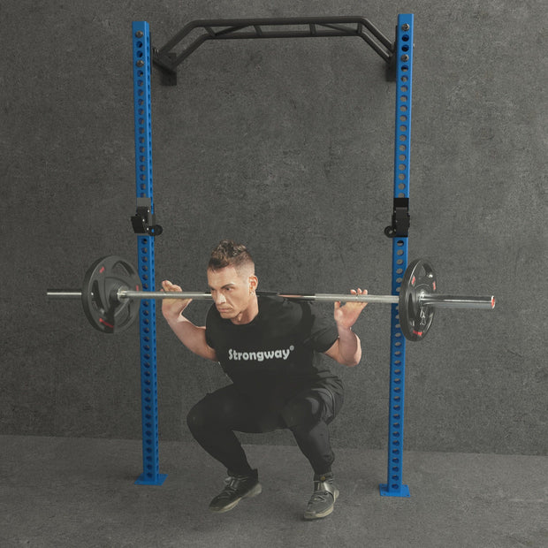 Strongway Gym Supplies Strongway Wall Mounted Power Rack (Heavy Duty)