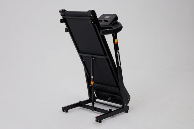 Strongway Gym Supplies Treadmill - Foldable, Auto Incline & LCD Display for Performance Monitoring