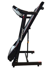 Strongway Gym Supplies Treadmill - Foldable, Auto Incline & LCD Display for Performance Monitoring