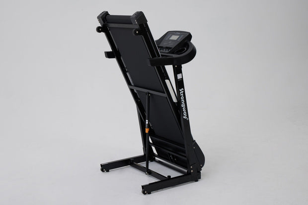 Strongway Gym Supplies Treadmill - Premium Foldable, Auto Incline & LCD Display for Performance Monitoring