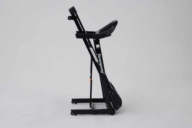 Strongway Gym Supplies Treadmill - Premium Foldable, Auto Incline & LCD Display for Performance Monitoring