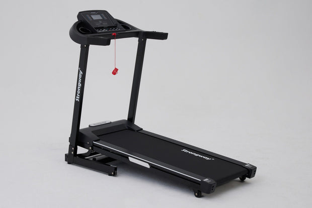 Strongway Gym Supplies Treadmill - Premium Foldable, Auto Incline & LCD Display for Performance Monitoring