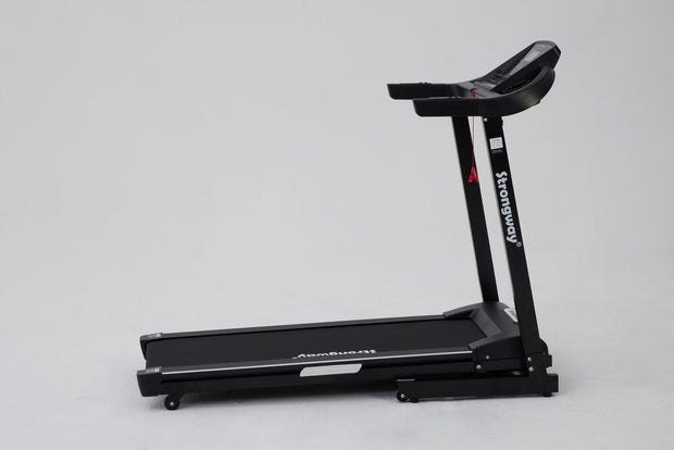 Strongway Gym Supplies Treadmill - Premium Foldable, Auto Incline & LCD Display for Performance Monitoring
