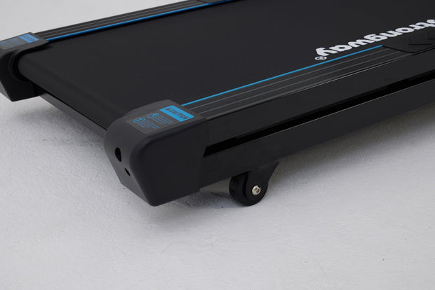 Strongway Gym Supplies Treadmill - Ultimate Foldable, Auto Incline & LCD Display for Performance Monitoring