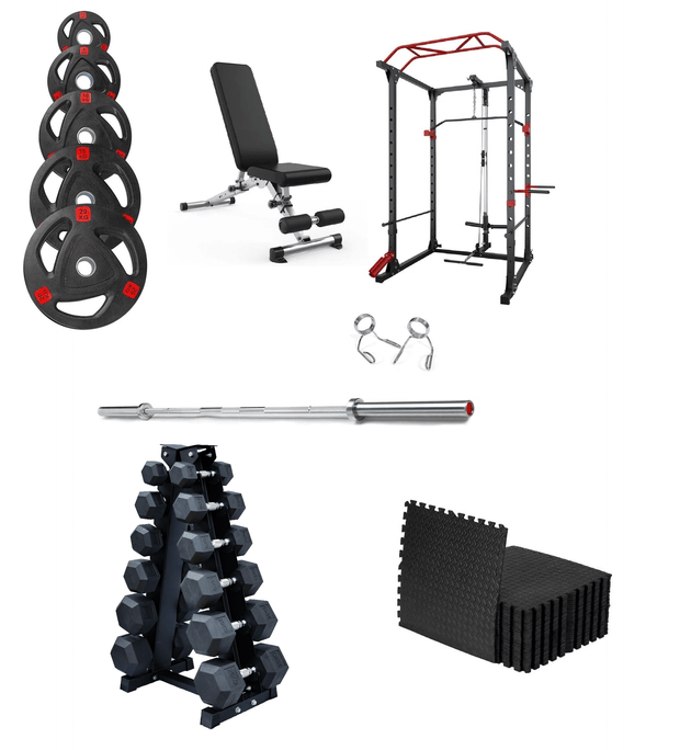 Weight Plates Barbell Dumbbells Power Cage Sets | Strongway Gym Supplies