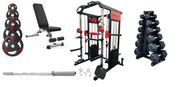 Strongway Multi Gym Smith Machine with Weights Packages