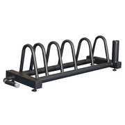 Strongway Gym Supplies Weight Plate and Vertical Bar Holder Storage Rack