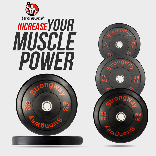 Strongway™ Olympic Bumper Weight Plates