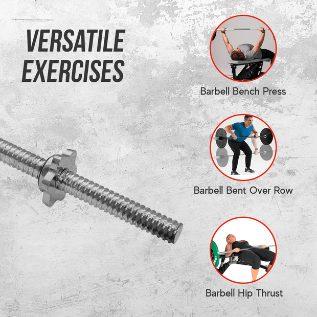 Strongway Gym Supplies Free Weights 50KG / 70KG / 100KG 1 Inch (1"/25mm) Weight Plates + 6FT Barbell + EZ Curl Bar