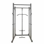 Strongway Gym Supplies Free Weights 50KG / 70KG / 100KG Olympic Bumper Weight Plates + 6FT or 7FT Olympic Barbell + Multi-Gym Squat Rack (Power Cage with Cable Pulley System)