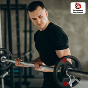 Strongway Gym Supplies Free Weights 50KG / 70KG / 100KG Olympic Weight Plates + 6FT or 7FT Olympic Barbell + Adjustable Full Squat and Barbell Rack