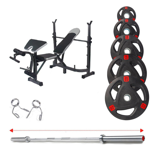 Olympic Weight Plates Barbell Squat Rack Sets | Strongway Gym Supplies