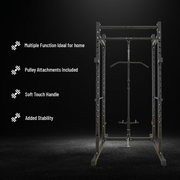 Strongway Gym Supplies Free Weights 50KG / 70KG / 100KG Olympic Weight Plates + 6FT or 7FT Olympic Barbell + Multi-Gym Squat Rack (Power Cage with Cable Pulley System) + Adjustable Weight Bench