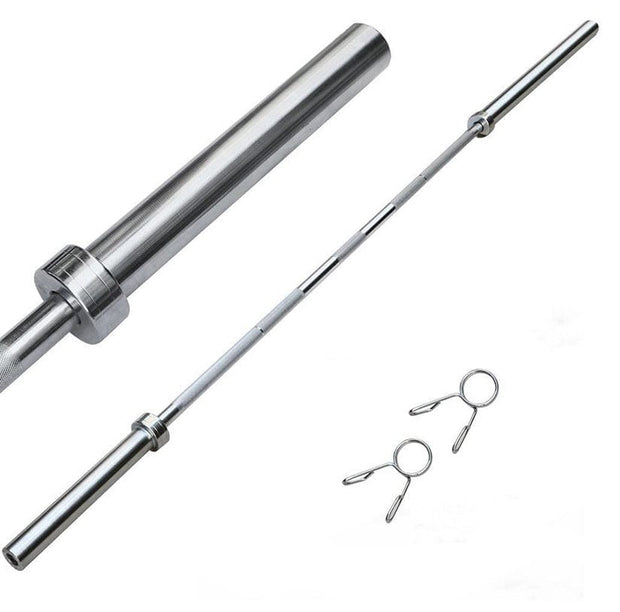 Strongway Gym Supplies Free Weights 50KG / 70KG / 100KG Olympic Weight Plates + 6FT or 7FT Olympic Barbell + Power Tower Dip Station with Bench