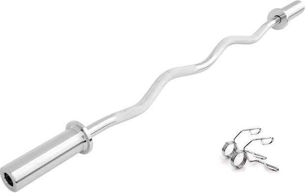 Strongway™ Olympic EZ Curl Bar (330LBS Rated)
