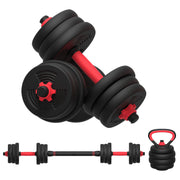 STRONGWAY™ Adjustable 6 in 1 Dumbbell Barbell Kettlebell Push Up Set - 30KG and 40KG SET - Strongway Gym Supplies