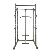 50KG / 70KG / 100KG Olympic Weight Plates + 6FT or 7FT Olympic Barbell + Multi-Gym Squat Rack (Power Cage with Cable Pulley System)
