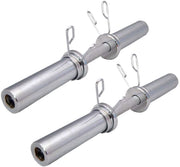 Strongway Gym Supplies Olympic Dumbbells Strongway 2" Olympic Dumbbell Barbell Set Pair with Spring Collars