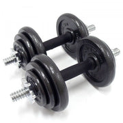 Strongway Gym Supplies Strongway 20KG Chrome Dumbbells Adjustable Weight Set