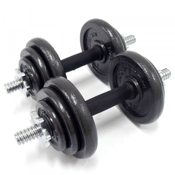 Strongway Gym Supplies Strongway 20KG Chrome Dumbbells Adjustable Weight Set