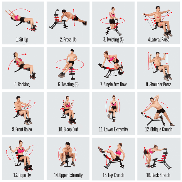 Strongway Gym Supplies STRONGWAY™ 22 in 1 Wonder Master - Multi Functional Fitness Equipment