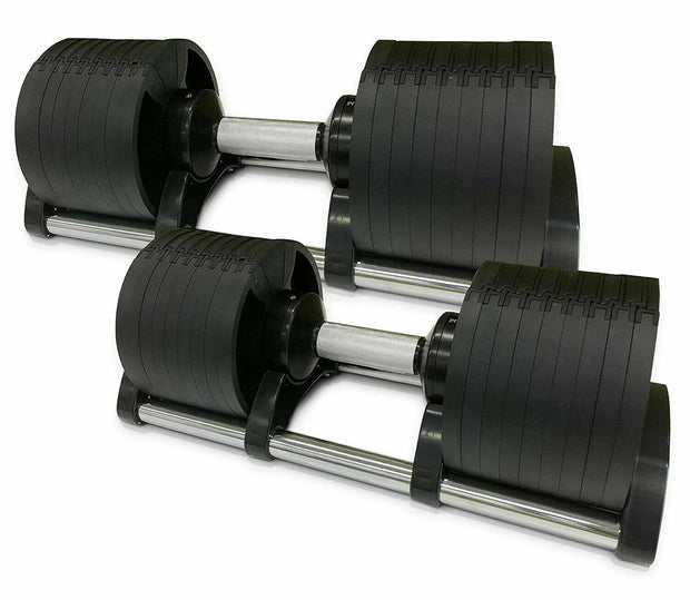 Strongway Gym Supplies Strongway 32KG Adjustable Dumbbells Set (PAIR) with Stand