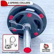 Strongway Gym Supplies 7FT Olympic Barbell Strongway 7FT OLYMPIC BAR BARBELL - 20KG (700LBS/320KG RATED)