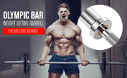 Strongway Gym Supplies 7FT Olympic Barbell Strongway 7FT OLYMPIC BAR BARBELL - 20KG (700LBS/320KG RATED)