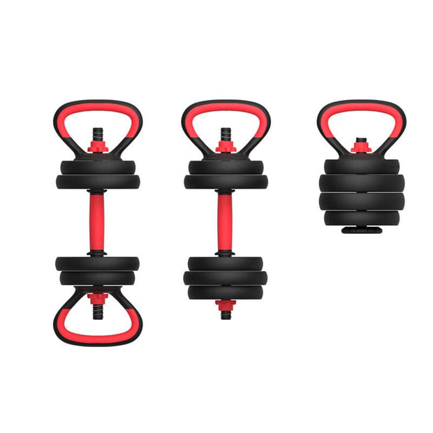 Strongway Gym Supplies STRONGWAY™ Adjustable 6 in 1 Dumbbell Barbell Kettlebell Push Up Set - 20KG 30KG 40KG SETS